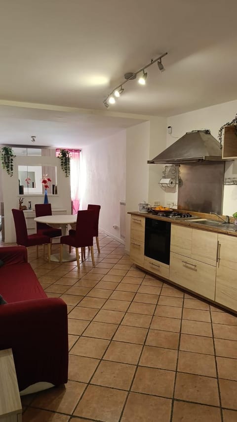 Kitchen or kitchenette, Living room, Dining area