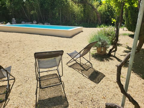 Patio, Day, Garden, Garden view, Pool view, Swimming pool, sunbed