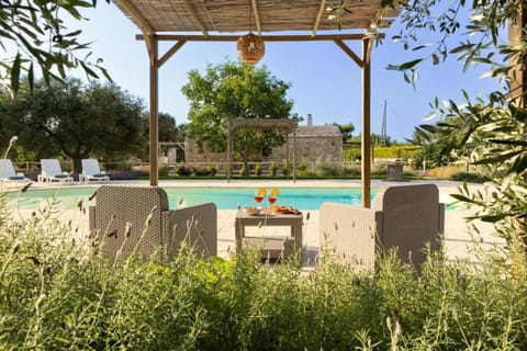 Patio, Spring, Day, Natural landscape, Garden, Garden view, Pool view, Swimming pool, sunbed