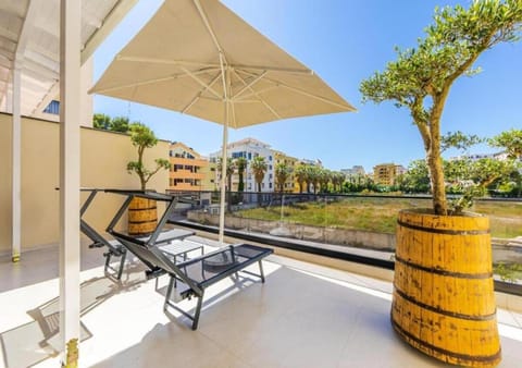 Property building, Patio, Day, View (from property/room), Balcony/Terrace
