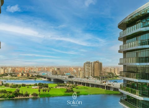Property building, Natural landscape, River view