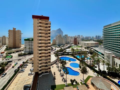 Nearby landmark, Facade/entrance, City view, Pool view, Street view, Swimming pool
