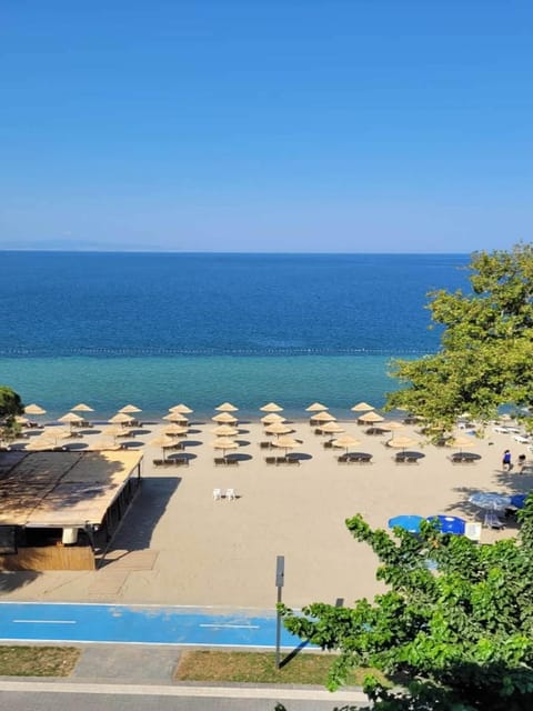 Beach, Sea view, sunbed