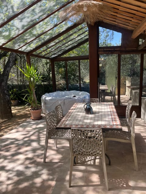 Patio, View (from property/room), Balcony/Terrace, Dining area, Garden view