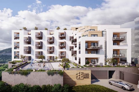 Property building, Spring, Day, Location, Parking