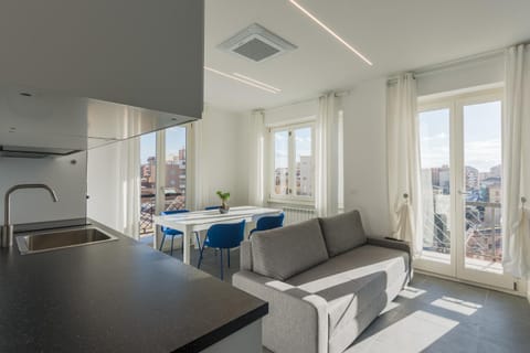 Living room, Seating area, Dining area