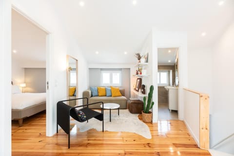 Living room, Bedroom
