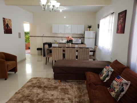 Living room, Communal kitchen