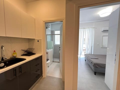 Shower, Bathroom, Kitchen or kitchenette, Bedroom