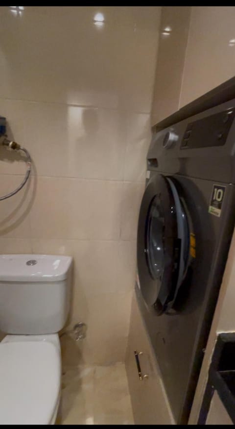 Toilet, washing machine, dryer