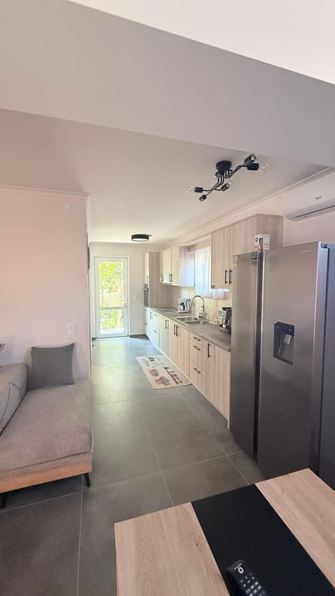 Kitchen or kitchenette, oven, stove