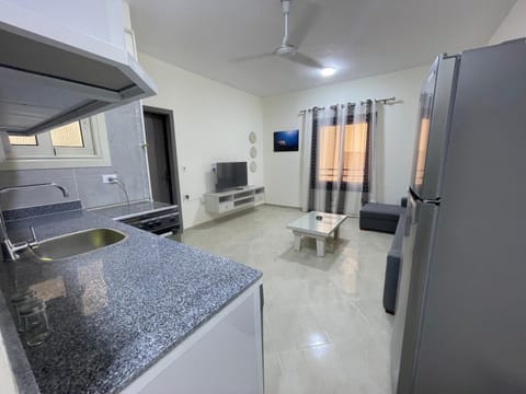 Kitchen or kitchenette, Living room