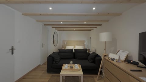 Bed, TV and multimedia, Coffee/tea facilities, Living room, Seating area, Bedroom