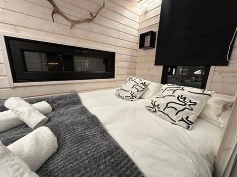 Bed, Living room, Photo of the whole room, Seating area, Bedroom