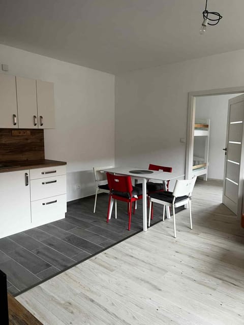 Kitchen or kitchenette, Living room, Dining area