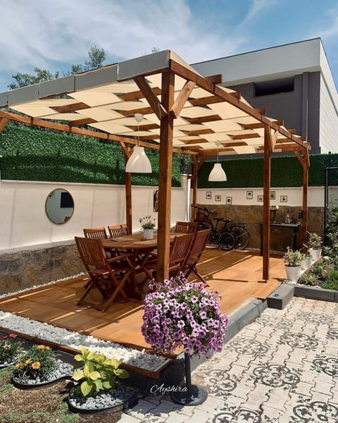 Patio, Day, Garden, Garden view