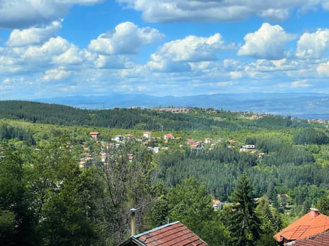 Nearby landmark, Natural landscape, Bird's eye view, City view, Mountain view