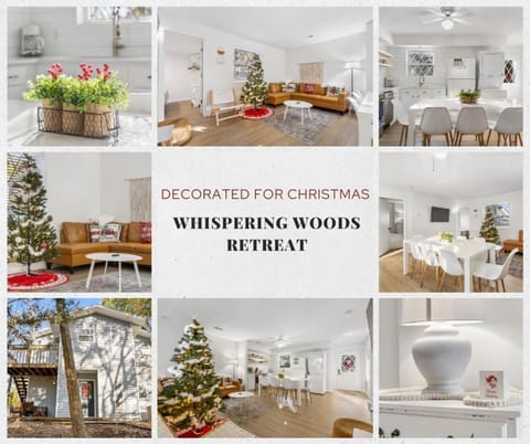 Whispering Woods Retreat - Decorated for Christmas House in Indian Point