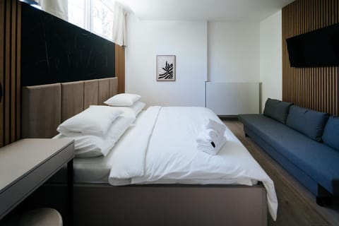Bed, TV and multimedia, Photo of the whole room, Bedroom