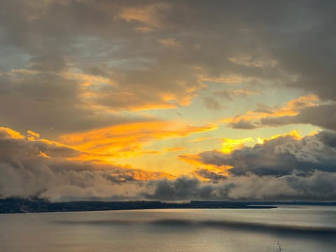Natural landscape, Lake view, Sunset