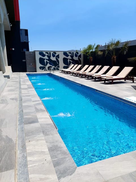 Pool view, Swimming pool, Swimming pool, sunbed