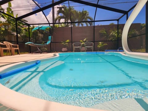 Natural landscape, Pool view, Swimming pool, sunbed