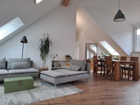 Living room, Seating area, Dining area