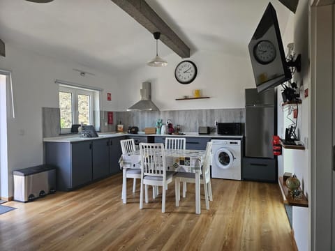 Coffee/tea facilities, Kitchen or kitchenette, Living room, Seating area, Dining area, oven, stove, washing machine, air conditioner