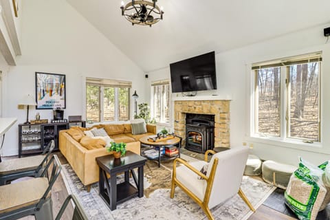 Steps to Jack Frost Ski Resort Townhome with Decks House in Kidder Township