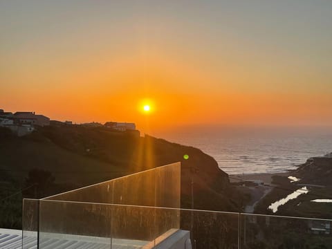 Natural landscape, Sea view, Sunset