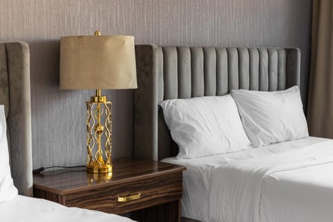 Bed, Decorative detail, Bedroom