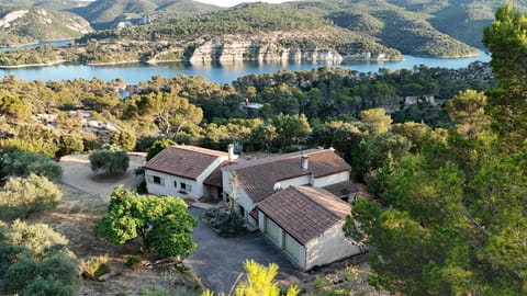 Spring, Day, Natural landscape, Bird's eye view, Lake view