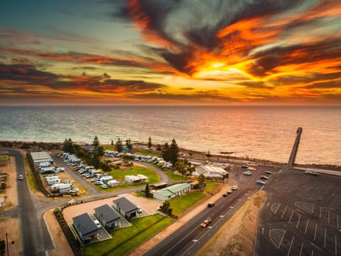Natural landscape, Bird's eye view, Sea view, Sunrise, Sunset