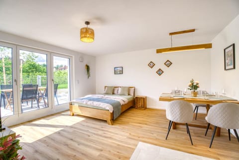 Bed, Living room, Photo of the whole room