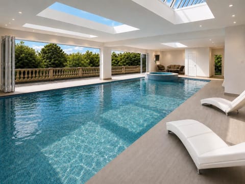 Pool view, Swimming pool, sunbed