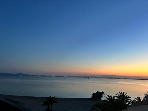 Natural landscape, Beach, Sea view, Sunset