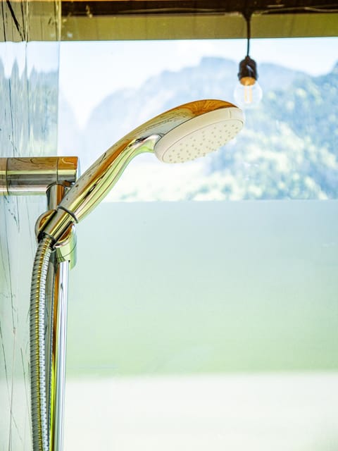 Shower, Day, Natural landscape, Bathroom