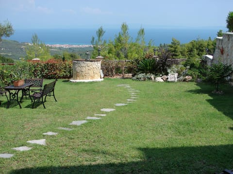 Natural landscape, Garden, Garden view, Sea view