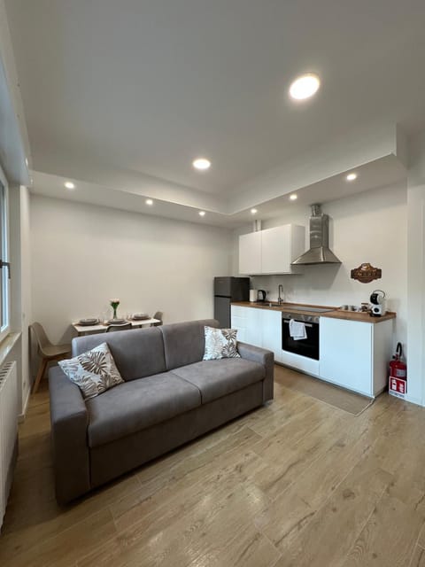 Kitchen or kitchenette, Living room, Seating area