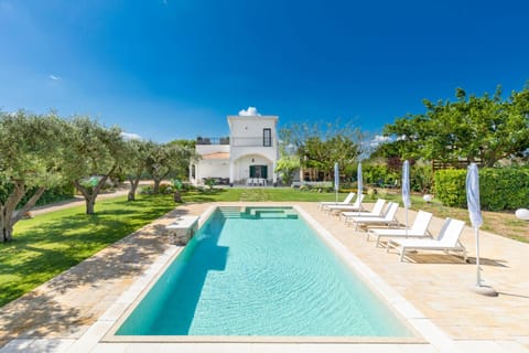 Natural landscape, Garden, Swimming pool