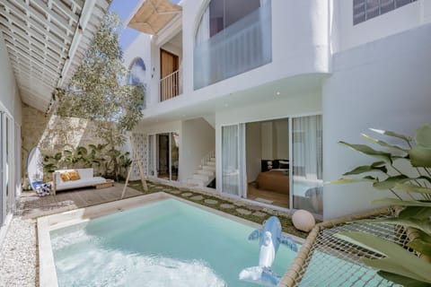 Property building, Patio, Natural landscape, View (from property/room), Pool view, Swimming pool