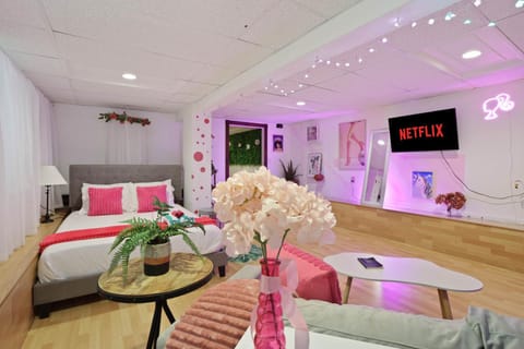 Barbiecore Dream Pad in Sacramento Apartment in Sacramento