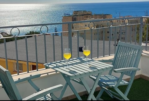 View (from property/room), Balcony/Terrace, Sea view