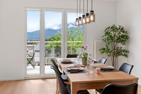 Natural landscape, Dining area, Mountain view