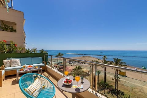 View (from property/room), Balcony/Terrace, Beach, Sea view