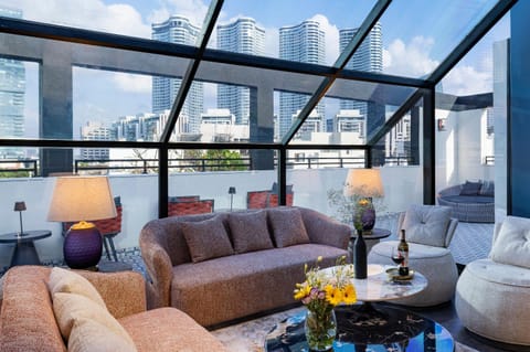 Patio, Living room, Seating area