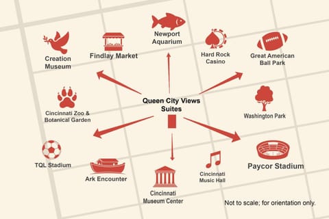 Queen City Views Suites House in Over The Rhine