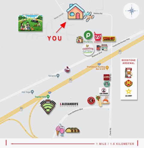 Big, Tidy, Cushy, & Activities House in Madison