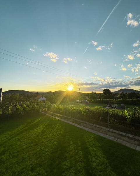 Natural landscape, Mountain view, Sunset