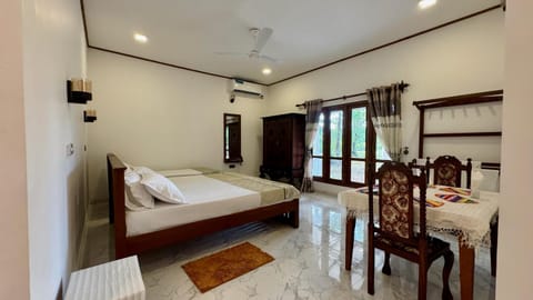 Bed, Bedroom, air conditioner